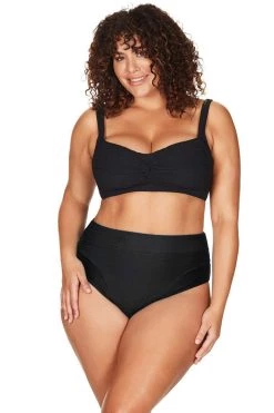 Aria Black Giotto High Waist Swim Pant