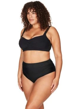 Bikini Tops Aria Black Botticelli Bikini Top