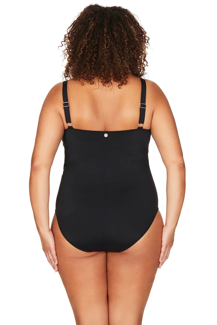 One Pieces Recycled Hues Black Hayes Underwire One Piece