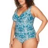 Arabesque Blue Delacroix Tankini Top - Final Sale Tankini Tops