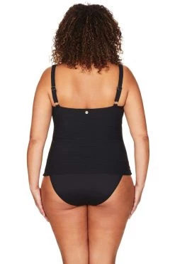 Aria Black Botticelli Tankini Top