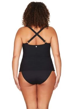 Aria Black Botticelli Tankini Top