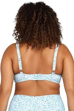 Plein Air Blue Monet Soft Cup Underwire Bikini Top - Final Sale Bikini Tops