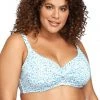 Plein Air Blue Monet Soft Cup Underwire Bikini Top - Final Sale Bikini Tops