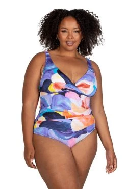 New Arrivals Arte A La Rue Purple Delacroix One Piece