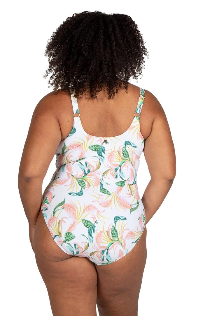 April Spritz White Delacroix One Piece New Arrivals