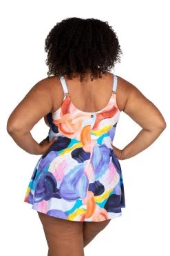 Arte A La Rue Purple Delacroix Swimdress New Arrivals
