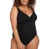 Natare Black Chlorine Resistant Delacroix One Piece