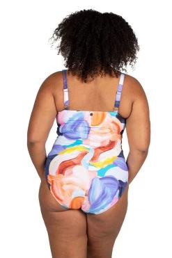 Arte A La Rue Purple Raphael E/F Underwire One Piece