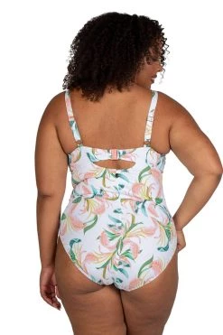 April Spritz White Cezanne Underwire One Piece