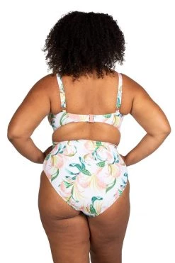 New Arrivals April Spritz White Delacroix Bikini Top