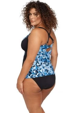 Natare Black Chlorine Resistant Turner High Waist Banded Swim Pant