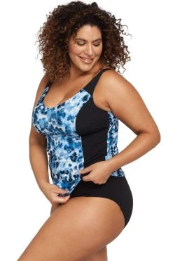 Natare Black Chlorine Resistant Turner High Waist Banded Swim Pant