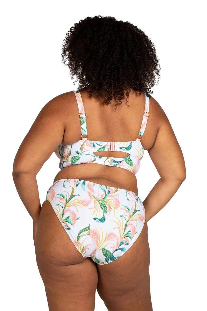 April Spritz White Cezanne Midriff Underwire Bikini Top New Arrivals