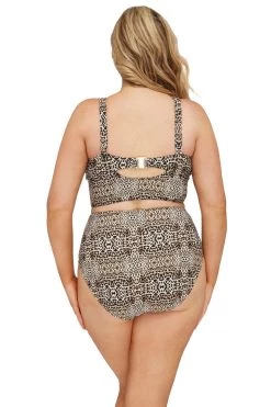 Bottoms Leo'pard Cezanne High Waist Swim Pant - Final Sale