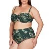 Neo Kimono Green Botticelli High Waist Swim Pant - Final Sale Bottoms