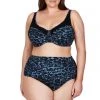 Le Blu Animale Botticelli High Waist Swim Pant - Final Sale Bottoms