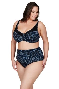 Le Blu Animale Botticelli High Waist Swim Pant - Final Sale Bottoms