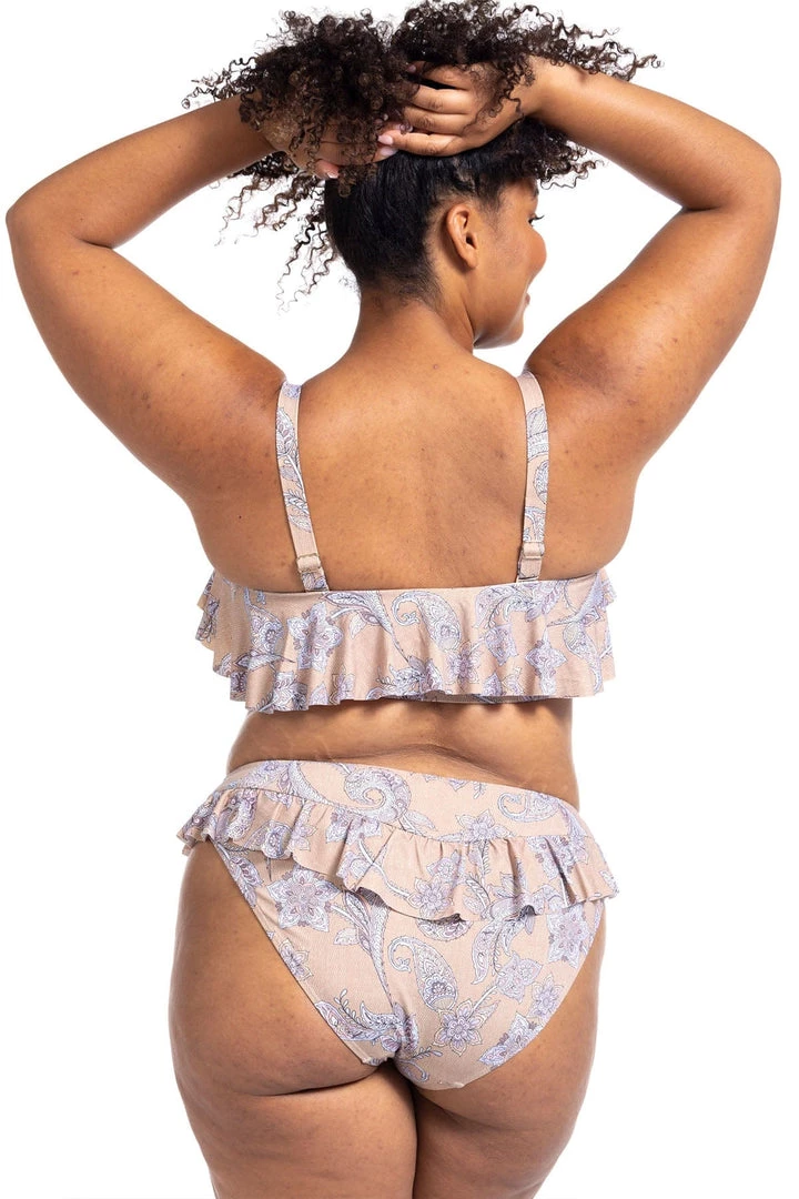 Vivaldi's Verse Paisley Vermeer Bikini Top Bikini Tops