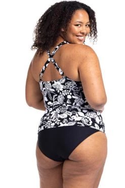Tankini Tops Cantata Forte Black Raphael E/F Underwire Tankini Top