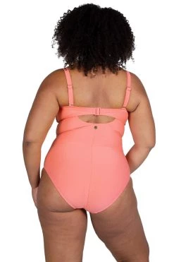 Allegro Pink Botticelli Underwire Bandeau One Piece One Pieces