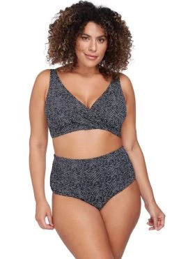 Bikini Tops Zig Zag Black Delacroix Bikini Top