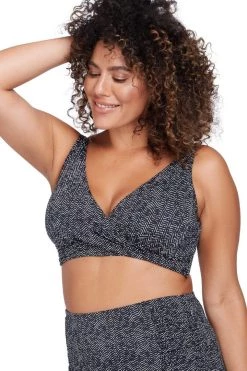 Bikini Tops Zig Zag Black Delacroix Bikini Top