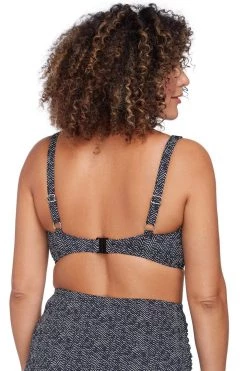 Zig Zag Black Raphael E/F Underwire Bikini Top