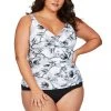 Maluridae Black Delacroix Tankini Top