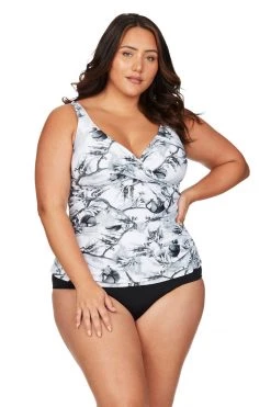 Maluridae Black Delacroix Tankini Top