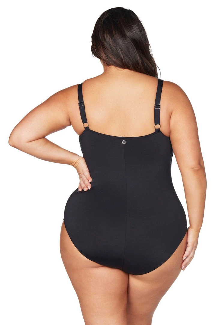 One Pieces Recycled Hues Black Hayes Underwire One Piece