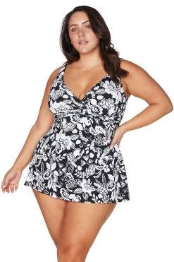 Swim Dresses Cantata Forte Black Delacroix Swimdress