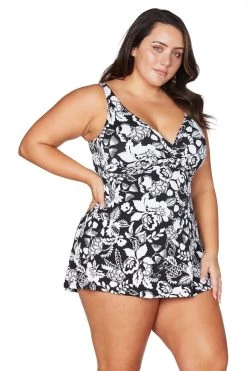 Swim Dresses Cantata Forte Black Delacroix Swimdress