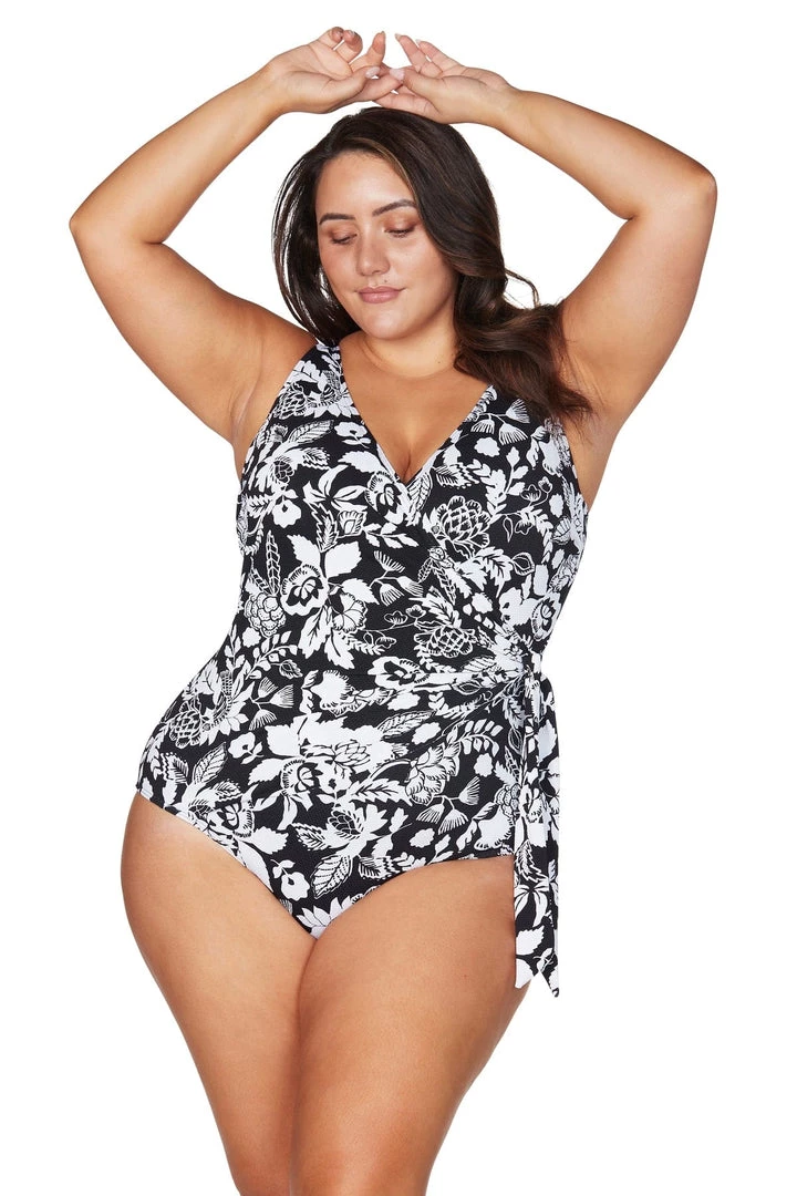 One Pieces Cantata Forte Black Hayes Underwire One Piece