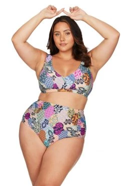 New Arrivals Salmagundi Multi Magritte Bikini Top