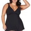 Recycled Hues Black Delacroix Swimdress