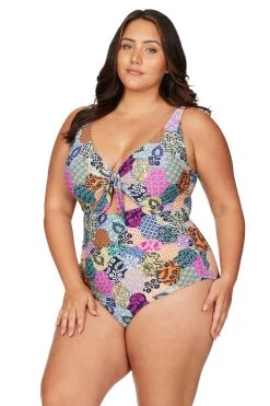 Salmagundi Multi Cezanne Underwire One Piece