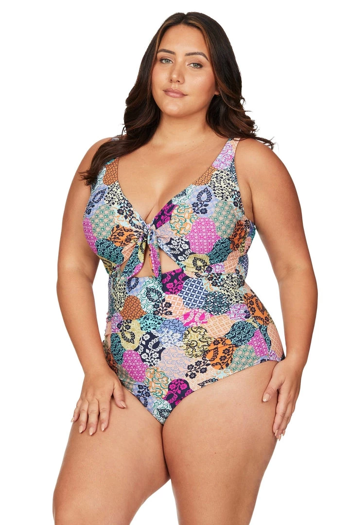 Salmagundi Multi Cezanne Underwire One Piece