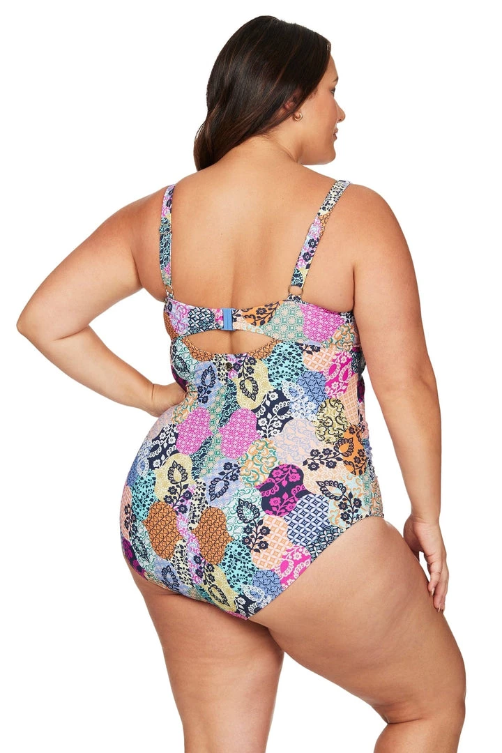 Salmagundi Multi Cezanne Underwire One Piece