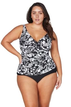 Cantata Forte Black Delacroix Tankini Top