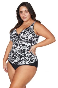 Cantata Forte Black Delacroix Tankini Top