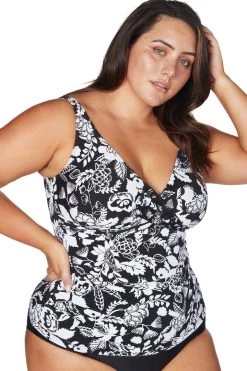 Cantata Forte Black Delacroix Tankini Top