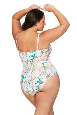 New Arrivals April Spritz White Degas One Piece