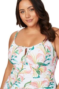 New Arrivals April Spritz White Degas One Piece