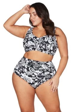 Bikini Tops Cantata Forte Black Raphael E/F Underwire Bikini Top