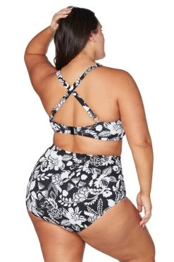 Bikini Tops Cantata Forte Black Raphael E/F Underwire Bikini Top