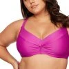 Serenade Pink Monet Soft Cup Underwire Bikini Top