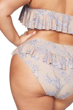 Vivaldi's Verse Paisley Vermeer Bikini Top Bikini Tops
