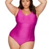Serenade Pink Raphael E/F Underwire One Piece