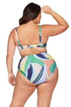 L'Avana Multi Botticelli High Waist Swim Pant